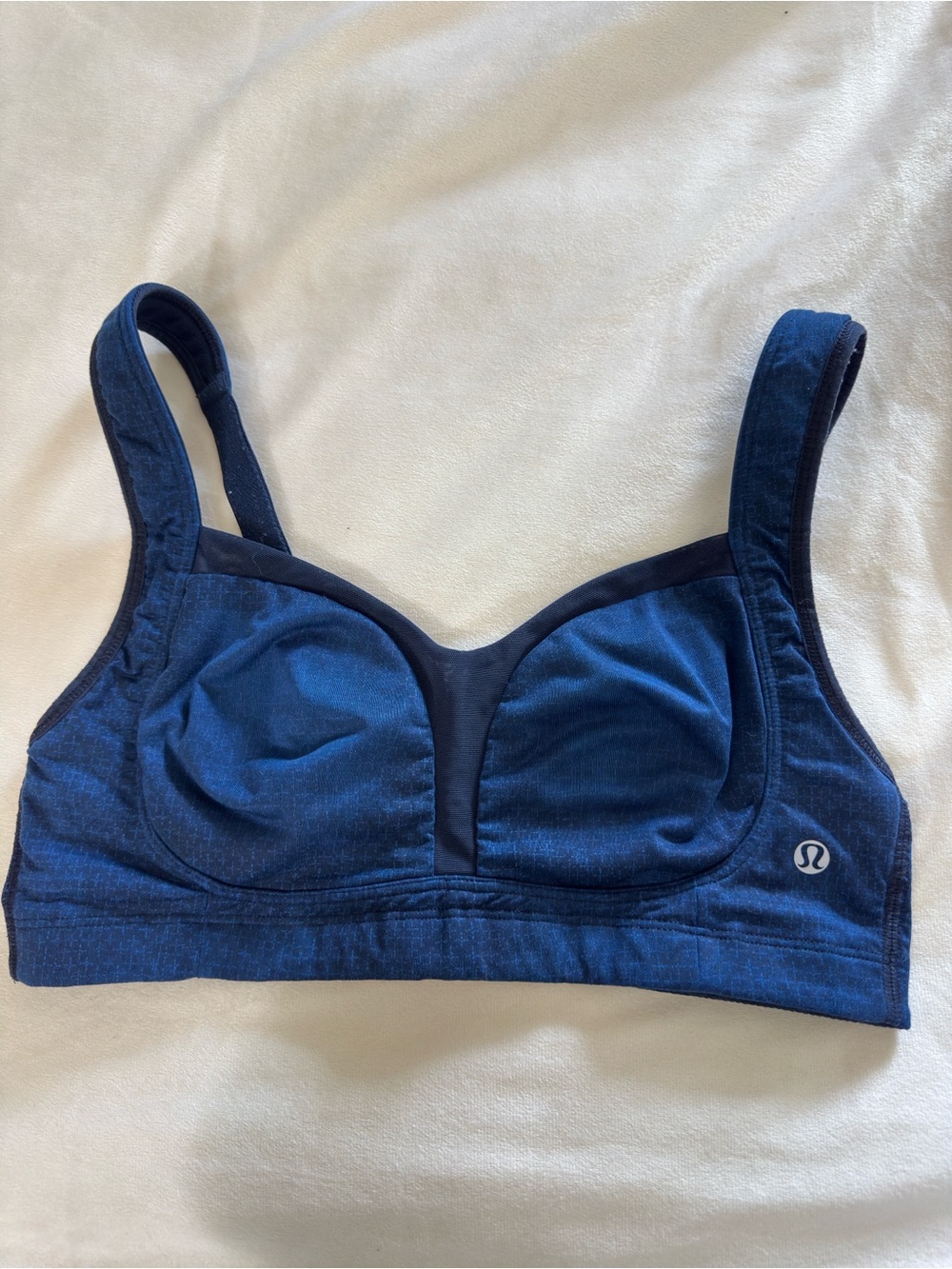 lululemon athletica Navy Blue Supportive Sports Bra 34C